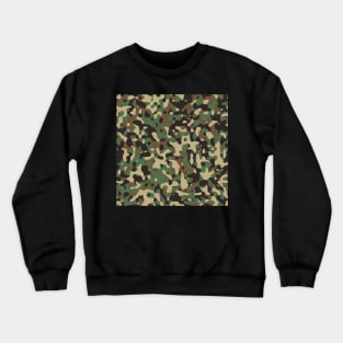 Natural Camo Pattern Crewneck Sweatshirt